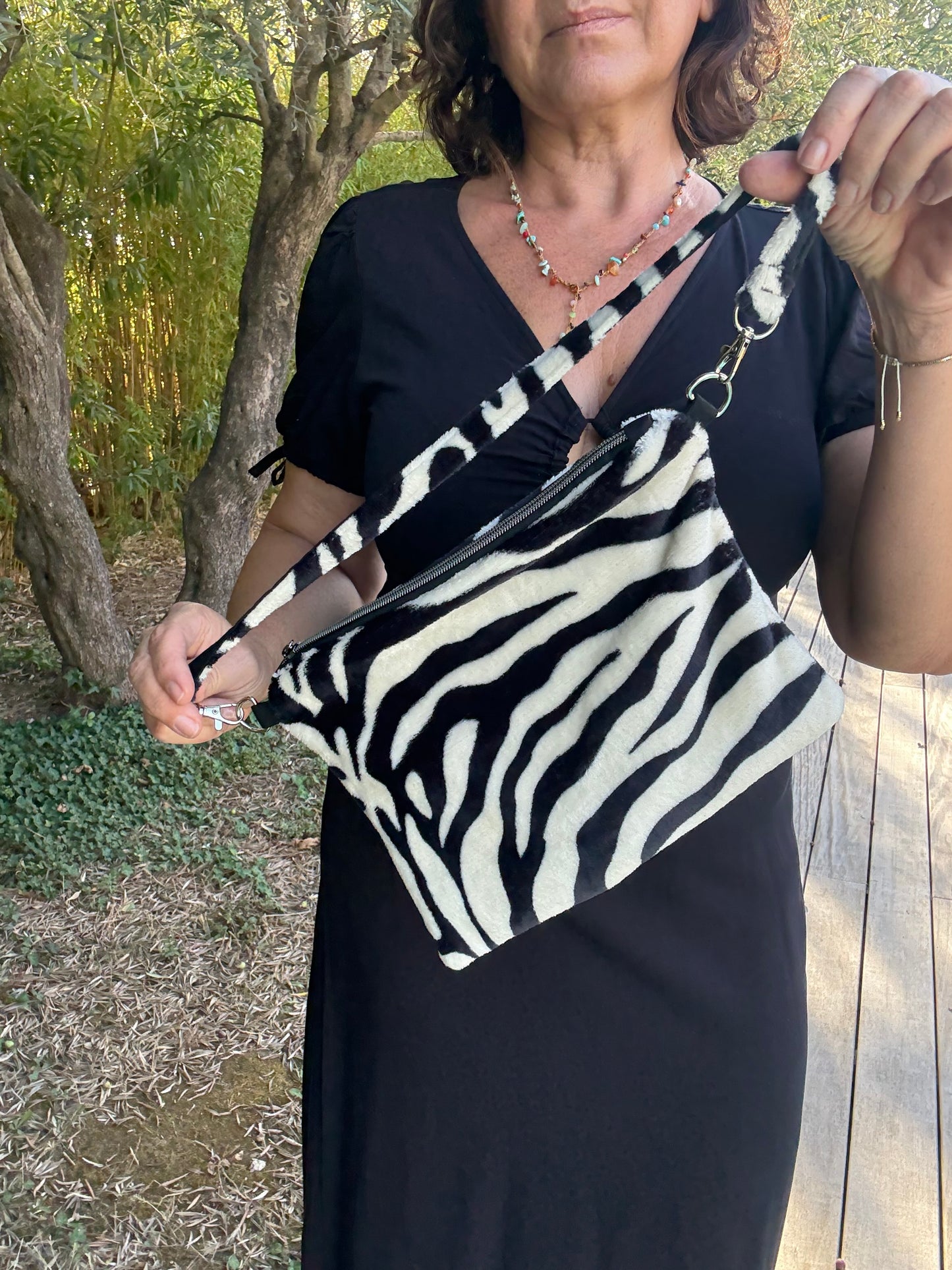 Pochette zèbre