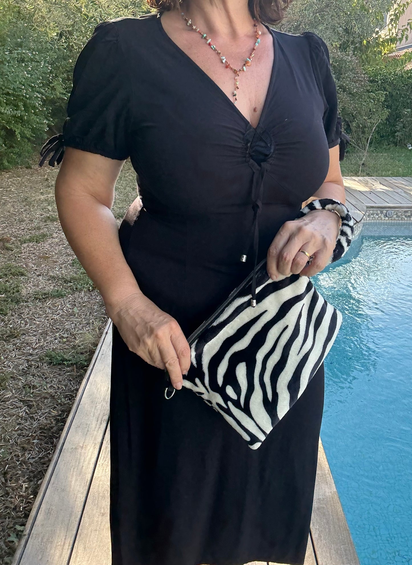 Pochette zèbre