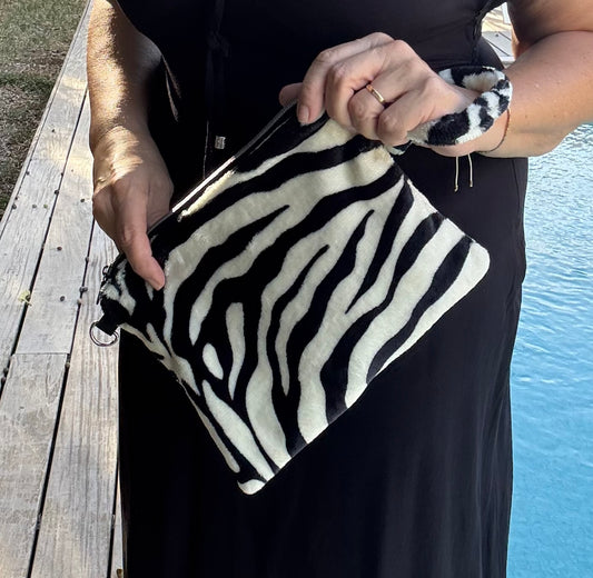 Pochette zèbre